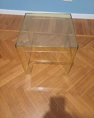 Tavolino Kartell giallo 