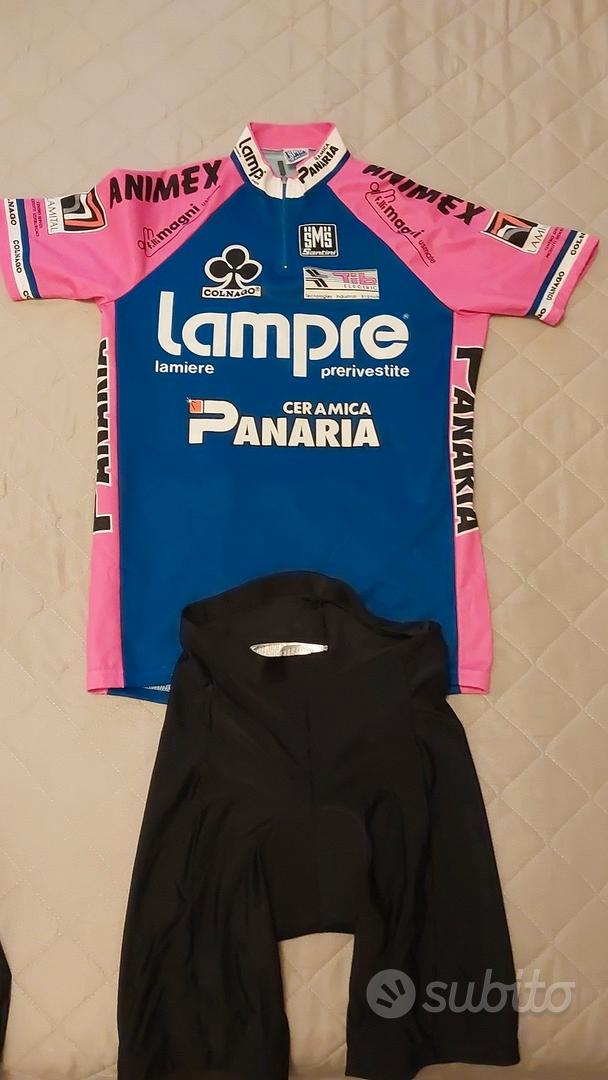 LAMPRE SANTINI MAGLIA BICI CICLISMO SHIRT MAILLOT CYCLISM tg. L