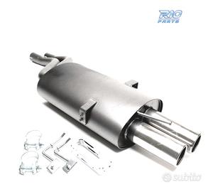 SILENZIATORE DI SCARICO BMW E46 98-07 ACCIAIO