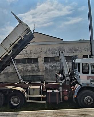 Iveco 240-26 rib.trilaterale 3assi+Gru+Rimorchio 