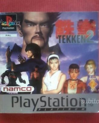 Tekken 2 platinum - play station ps1 (libretto)