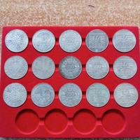 15 monete da 100 Scellini Austria Argento