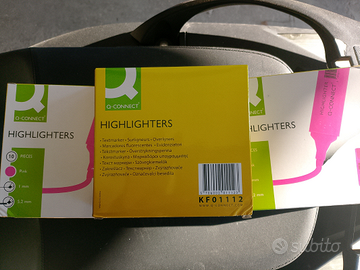 Lotto 30 evidenziatori fucsia