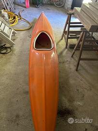 Canoa monoposto Famver vetro resina 4 mt