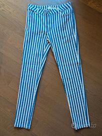Pantaloni estivi elasticizzati a righe