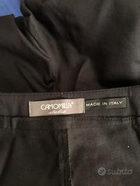 Pantaloni neri Camomilla Italia taglia 50