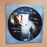 Quadro vinile omaggio a Vasco Rossi 