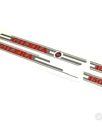 adesivi compatibile gilera arcore 150 grigio rossa