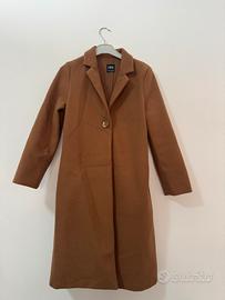 Cappotto Zara Modello Monopetto Cammello / Cuoio