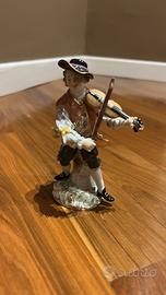 Meissen Musicante con Violino