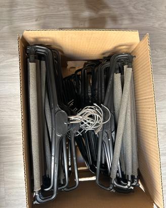 100 Stampelle/per pantaloni con antiscivolo