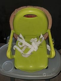 Sedia rialzo con tavolino per bambini