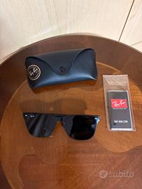 Ray-Ban occhiali da sole uomo neri mont. squadrata