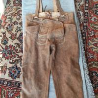 lederhosen, pantalone tradizionale scamosciato 