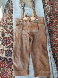 lederhosen, pantalone tradizionale scamosciato 