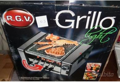 Barbecue elettrico da tavolo con piastrellare