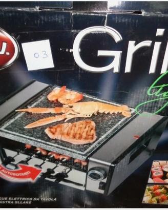 Barbecue elettrico da tavolo con piastrellare