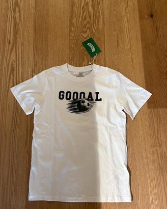 T-shirt bambino higgins "GOOOAL" nuovo 146/152