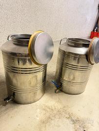 Contenitori olio acciaio inox Cordivari 50L