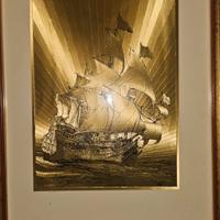 quadro in foglio d'oro 