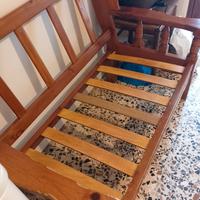divano rustico due posti vero legno