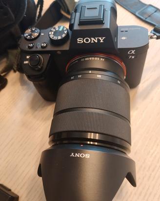 Fotocamera Sony Alpha II full frame + obiettivo