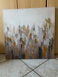 Quadro su tela decorativo con telaio.