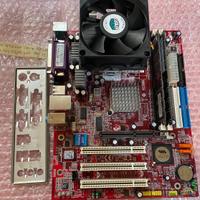 Scheda madre Socket A+Cpu Amd Athlon2800+/1gb RAM