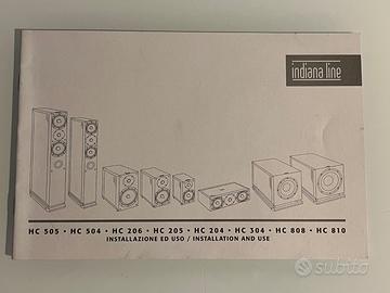Indiana Line  Serie HC - Installazione e uso