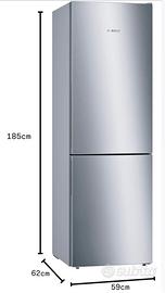 Frigorifero NUOVO Bosch Serie 6 classe C acciaio