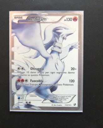 POKEMON TGC Reshiram B&W 113/114 - Lightly Played