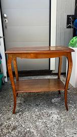 tavolino consolle vintage in legno