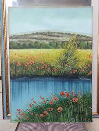 Quadro campo di papaveri di Giuseppe GALLO