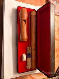 flauto dolce soprano in legno della Hohner