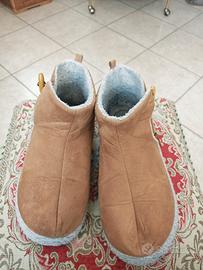 pantofole scamosciate