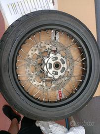 Cerchio Anteriore C/Disco Per SCR Spoke Rims