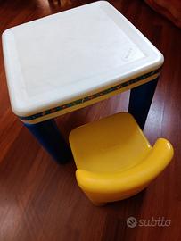 Tavolo e sedia per bambini