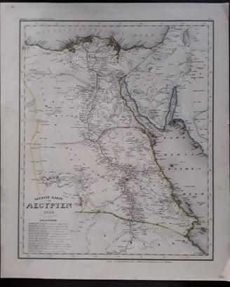 Carta geografica del 1850