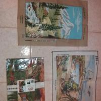 3 manufatti/canovacci punto croce