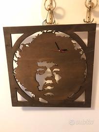 Orologio da parete raffigurante Jimi Hendrix