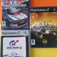 Lotto 3 giochi PS2 Gran Turismo - Need for Speed -