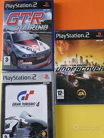 Lotto 3 giochi PS2 Gran Turismo - Need for Speed -