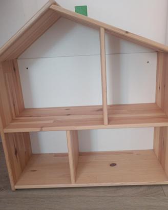 FLISAT casetta bambole/scaffale 