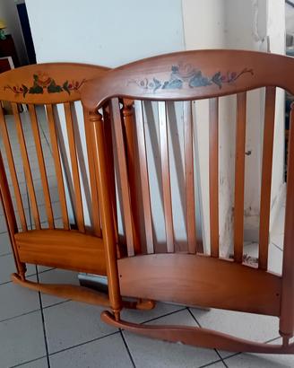culla lettino interamente in legno. Baby expert.