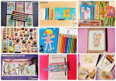 Cartoleria VINTAGE 1980 Collezione Top Qualità NEW