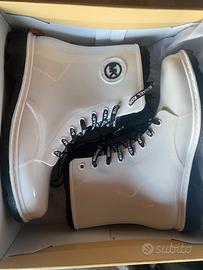 Michael Kors Montaigne White Boots 35 Nuovi