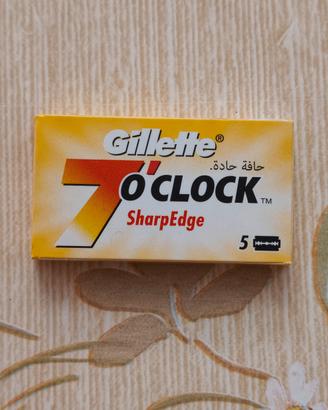 Gillette 7 O'clock sharp edge 5 Pz collezione 
