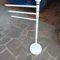 Portasciugamani bagno bianco laccato