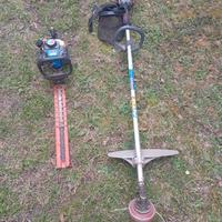 decespugliatore e taglia siepe 