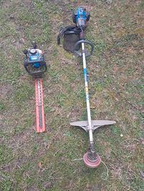 decespugliatore e taglia siepe 